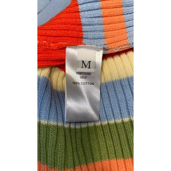 NEW  Robertson + Rodeo Julianna Multicolor Striped Knit Tank Top       Size: M - Picture 5 of 5
